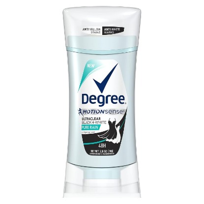 Picture of Degree Women UltraClear Antiperspirant Deodorant Black+White Pure Rain 2.6 oz