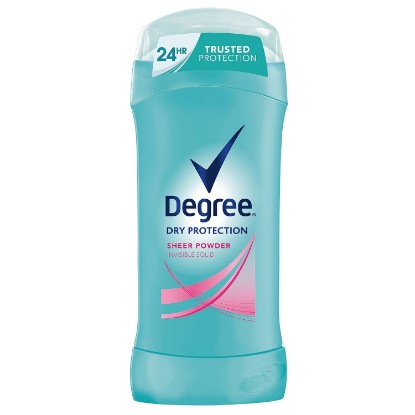 Picture of Degree Sheer Powder Antiperspirant Deodorant Stick, Blue, 2.6 Oz