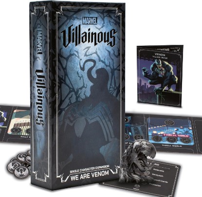 Picture of Ravensburger Marvel Villainous - We are Venom - Single Character Strategy Board Game Expansion - Play as Venom, The Iconic Symbiote and Defeat Spider-Man, Black Cat and Other Heros - Ages 12 & Up