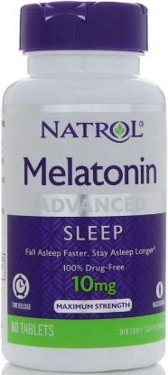 Picture of Natrol Advanced Sleep Melatonin Tablets, Maximum Strength 10 mg 60 ea