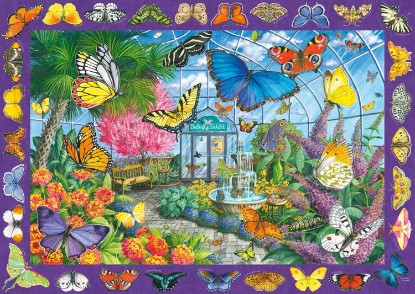 Picture of Ravensburger The Butterfly Place Large Format 500 Piece Puzzle for Adults The Forest Stewardship Council