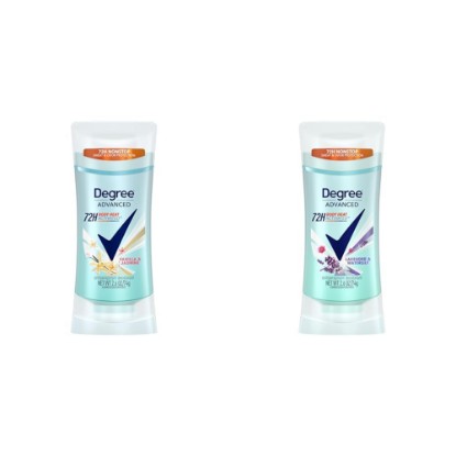 Picture of Degree Women's 72-Hour Sweat & Odor Control Antiperspirant Deodorant Bundle with Vanilla & Jasmine and Lavender & Waterlily Scents, 2.6 oz Each