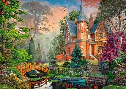 Picture of Ravensburger Terracotta Mansion 1000 Piece Puzzle for Adults The Forest Stewardship Council
