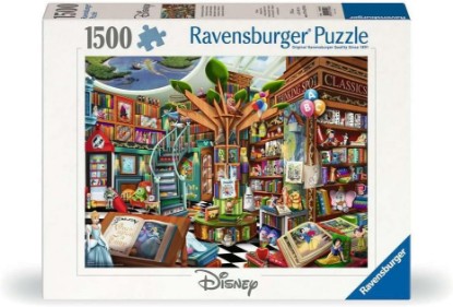 Picture of Ravensburger Magical Disney Bookshop 1500 Piece Puzzle for Adults The Forest Stewardship Council