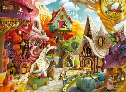 Picture of Ravensburger Home Sweet Home 500 Piece Puzzle for Adults The Forest Stewardship Council
