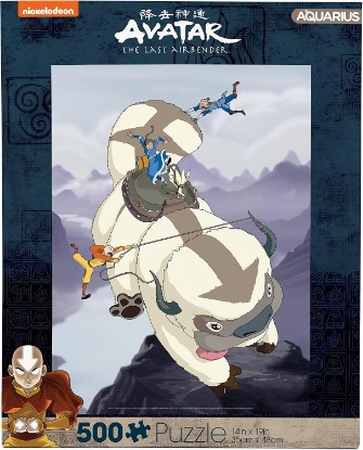 Picture of AQUARIUS Avatar The Last Airbender Appa & Gang 500 Piece Jigsaw Puzzle | 14 x 19 inches, Officially Licensed Avatar: The Last Airbender Merchandise and Collectible Gift for Teens and Adults
