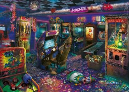 Picture of Ravensburger Abandoned Series: Forgotten Arcade 1000 Piece Jigsaw Puzzle for Adults - 12000417 - Handcrafted Tooling, Made in Germany, Every Piece Fits Together Perfectly The Forest Stewardship Council