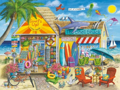 Picture of Ravensburger Surf's Up 1500 Piece Jigsaw Puzzle | Great Gift Option | Quality Design | FSC-Certified for Sustainability The Forest Stewardship Council