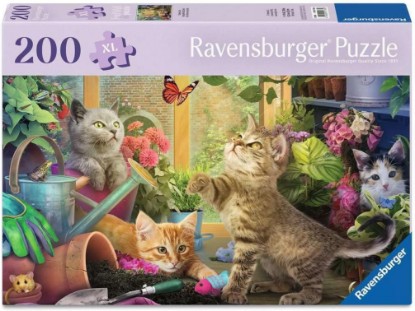 Picture of Ravensburger Feel Well & Puzzle: Cheeky Cats 200 Piece Puzzle for Adults The Forest Stewardship Council