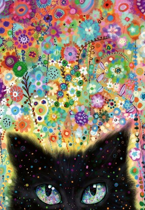 Picture of Ravensburger Puzzle Moment: Kaleidoscope Kitty 300 Piece Jigsaw Puzzle for Adults - 12001327 - Handcrafted Tooling, Made in Germany, Every Piece Fits Together Perfectly