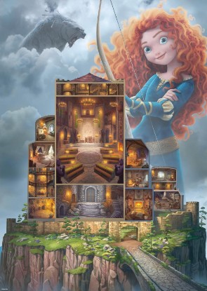 Picture of Ravensburger Disney Castle Collection: Merida 1000 Piece Jigsaw Puzzle for Adults - 12000263 - Handcrafted Tooling, Made in Germany, Every Piece Fits Together Perfectly The Forest Stewardship Council