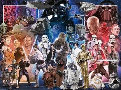 Picture of Ravensburger Star Wars Whole Universe 1500 Piece Jigsaw Puzzle | Unique Piece Design | Softclick Technology | Ideal Gift for Puzzle Enthusiasts