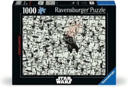 Picture of Ravensburger Star Wars 1000 Piece Challenge Puzzle | Unique Piece Design | Softclick Technology | Ideal Gift for Puzzle Enthusiasts The Forest Stewardship Council