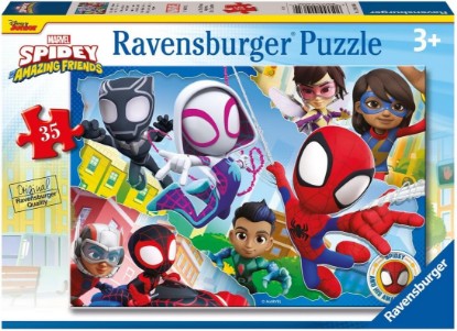Picture of Ravensburger Spidey, Spidey and His Friends Puzzle - 35 Piece Jigsaw for Kids 3 Years and Up The Forest Stewardship Council