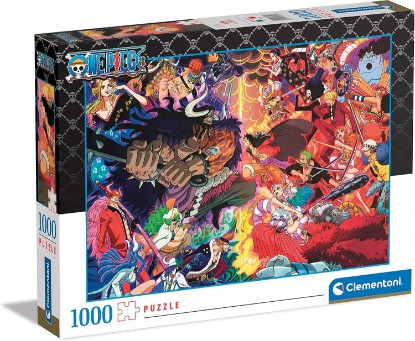 Picture of Clementoni - 39751 - Puzzle Anime One Piece - Jigsaw Puzzle 1000 Pieces, Jigsaw Puzzle for Adults - Made in Italy