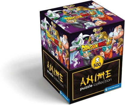 Picture of Clementoni - Anime Puzzle Collection, Puzzle 500 Pieces Cube for Adults and Children, Dragon Ball Super Illustration, Gift Idea, Made in Italy, 49 x 36 cm, 35134