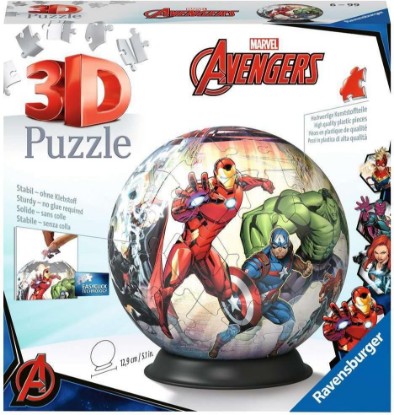 Picture of Ravensburger Marvel Avengers 3D Jigsaw Puzzle for Kids Age 6 Years Up - 72 Pieces - No Glue Required