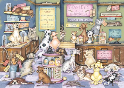 Picture of Ravensburger Stanley's Stick Emporium 1000 Piece Puzzle for Adults The Forest Stewardship Council