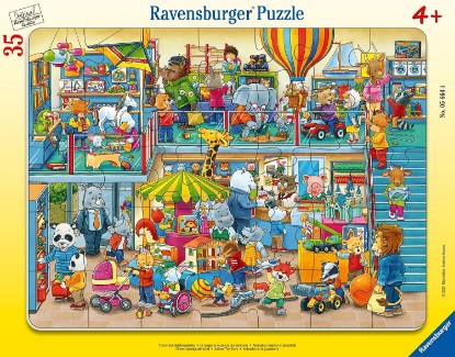 Picture of Ravensburger Animal Toy Store 35 Piece Frame Puzzle for Kids 4+ | 35-piece frame puzzle, children's puzzle from 4 years, Ravensburger quality The Forest Stewardship Council