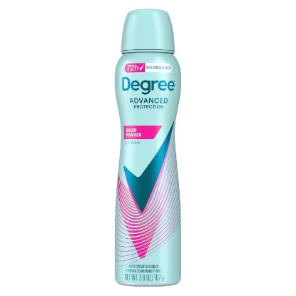 Picture of Degree Antiperspirant Deodorant Dry Spray Sheer Powder 3.8 oz | 72-Hour Sweat and Odor Protection For Women With Body Heat Activated® Technology