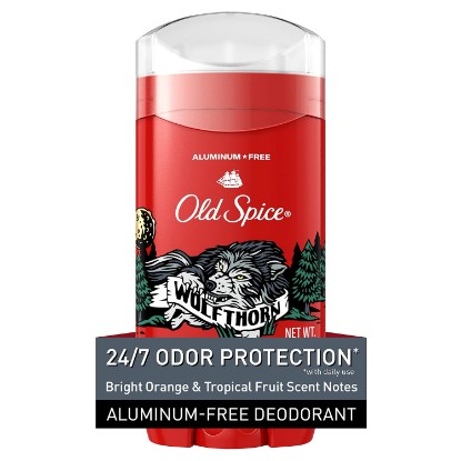Picture of Old Spice Aluminum Free Deodorant for Men, Wolfthorn, 48 Hr. Protection, 3.0 oz