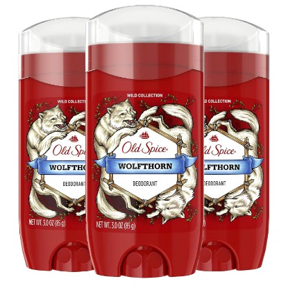 Picture of Old Spice Deodorant for Men, Wolfthorn Scent, Wild Collection, 3 oz, (Pack of 3)