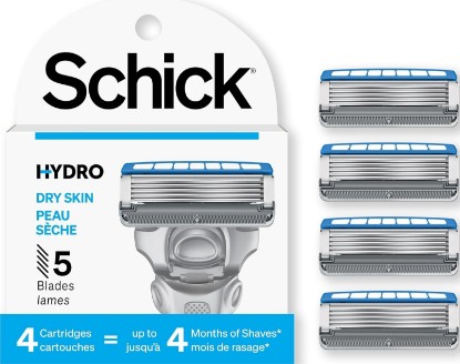Picture of Schick Hydro 5 Sense Hydrate Razor Refills for Men, 4 Count (Pack of 1)