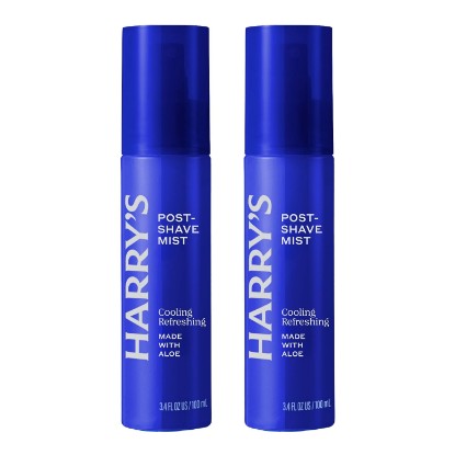 Picture of Harry's Post-Shave Mist for Men - 3.4 fl oz (2 Pack) | With Aloe, Eucalyptus, and Tea Tree - Soothes and Hydrates Skin After Shaving - TSA Approved Travel Essentials