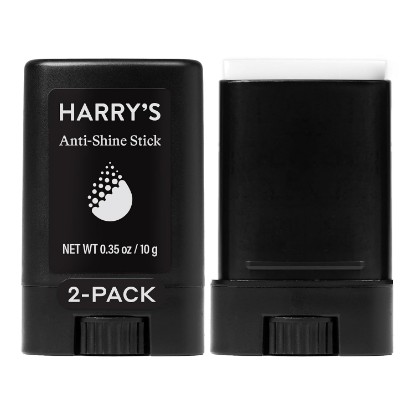 Picture of Harry's Anti-Shine Stick for Oily Skin - 0.35 oz (2 Pack) | Controls and Absorbs Oil on Face for Matte Finish - Facial Skin Care for Men
