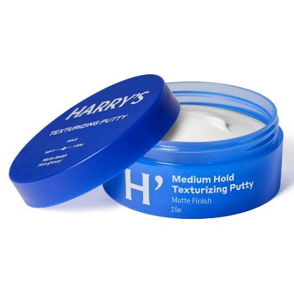Picture of Harry's Texturizing Hair Putty for Men - 2.5 oz | Malleable Hold with Matte Finish - No Parabens or Sulfates - PACKAGING MAY VARY