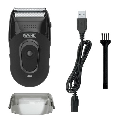 Picture of Wahl Compact Lithium-Ion Rechargeable Flexible Foil Shaver Kit & Cutter Bar | Travel-Friendly, Daily Face Shaving, Dual Flexible Foils For A Close & Smooth Shave, Hygienic Rinesable Foils – Model 7065