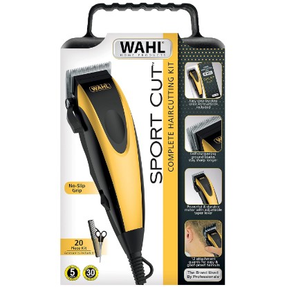 Picture of Wahl 20-Piece Combo Sport Cut No-Slip Self Sharpening Complete Clippers Haircut Kit #9423