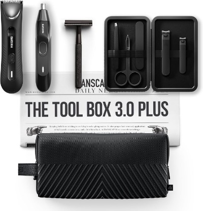Picture of MANSCAPED Tool Box 3.0 Plus | Lawn Mower® 3.0 Plus, Weed Whacker® 2.0 Nose Hair Trimmer, The Plow® 2.0, The Shears 3.0 Nail Kit, The Shed 2.0 Toiletry Bag