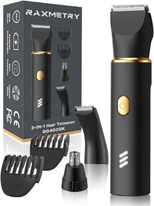 Picture of Manscape Body Hair Trimmer for Men-3 in 1 Electric Razor Groin Groomer,IPX7 Waterproof,Versatile Hair Trimmer for Ball/Pubic/Chest/Beard/Nose,USB-C Rechargeable,Gifts for Him Dad