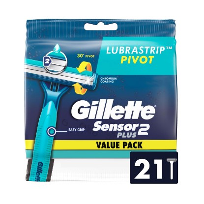 Picture of Sensor2 Plus Pivot Men's Disposable Razor, 21 Razors
