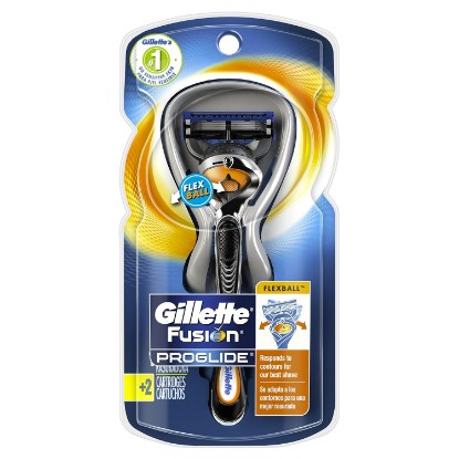 Picture of Gillette Fusion ProGlide Men's Razor with Flexball Handle Technology + 2 Razor Blade Refills