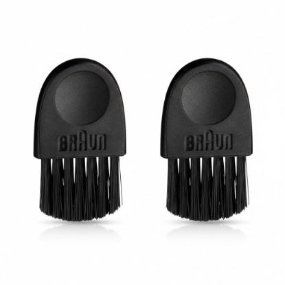 Picture of Braun Cleaning Brush, Black (Part 67030939) – Electric Shaver & Trimmer Cleaning Tool – Pack of 2