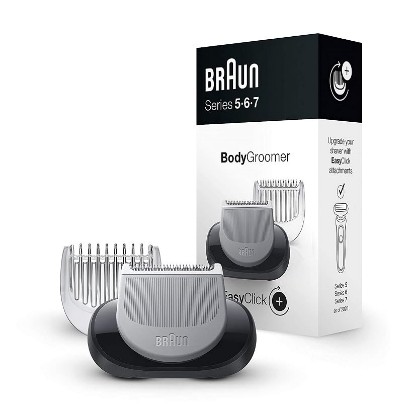 Picture of Braun EasyClick Body Groomer Attachment for New Generation | Series 5, 6 and 7 Shavers, 5018s, 5020s, 5035s, 5049cs, 6020s, 6040cs, 6072cc, 6075cc, 6090cc, 7020s, 7025s, 7027cs, 7071cc