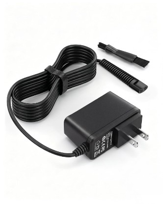 Picture of Charger Replacement for Braun Charger, 12V Power Cord Compatible with Braun Shaver Series 3/5/7/9/1/6/8, for Razor 3040S 340S 740S 7865 9290cc 9095cc and more models