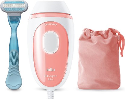 Picture of Braun IPL at Home Laser Hair Removal for Women and Men, Silk Expert Mini PL1014 with Venus Razor, Permanent Visible Hair Reduction in Hair Regrowth for Body & Face, Corded GreenCircle Certified: Certified Energy Savings