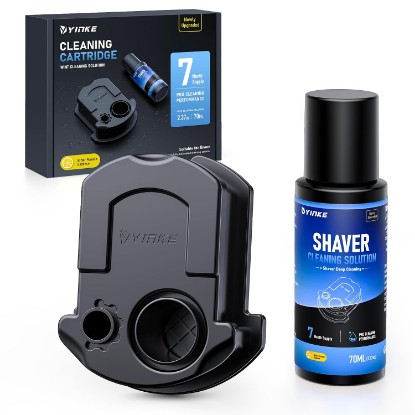 Picture of Reusable Refill Cartridge Kit Compatible with Braun CCR Clean & Renew, 70ml | 7-Month Supply, Eco-Friendly Reusable Design, Gentle Hygienic Cleaning for Braun Clean&Charge Systems