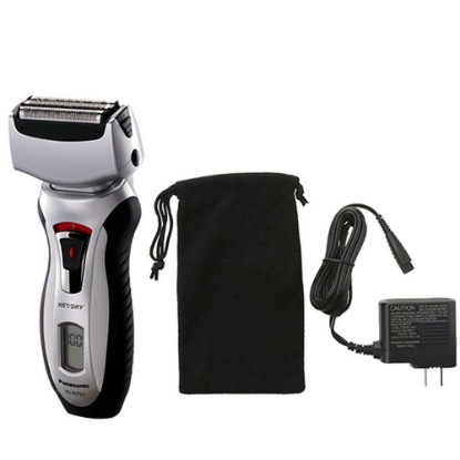 Picture of Panasonic ES-RT51-S Arc3 Wet/Dry 3-Blade Pivoting Head Built-in Pop-up Trimmer Cordless Electric Razor for Smooth and Comfortable Shave Travel Pouch Included