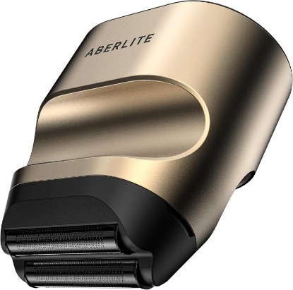 Picture of Aberlite Touch 2 Foil Head Shaver for Bald Men - Finishing Foil Shaver for Bald Head & Face, 0.05mm Ultra-Thin Foils for Razor-Smooth Results, Ergonomic Multi-Grip, Waterproof, USB-C Charging (Gold)