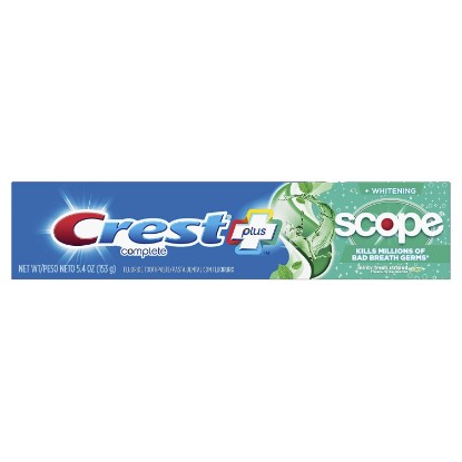 Picture of Crest Scope Complete Whitening Toothpaste Minty Fresh oz, Mint, 5.4 Ounce