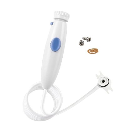 Picture of Replacement Handle Hose Parts Waterpik Replacement Parts Compatible with Waterpik water flosser WP-100 WP-300 WP-660 WP-662 WP-670 WP-672 WP-900 Oral Hygiene repair kit Accessories (White)