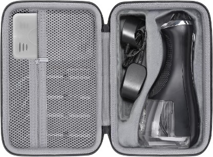 Picture of co2CREA Hard Travel Case for Waterpik Cordless Advanced 2.0 Water Flosser | Compatible with WP-580, WP-582, WP-583, WP-587, Accessory Storage, Comfortable Hand Strap ClimatePartner certified