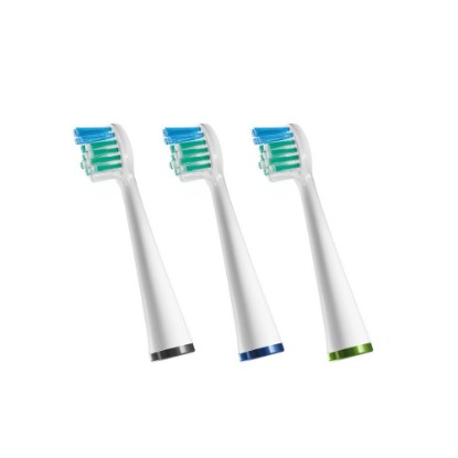 Picture of Waterpik Compact Brush Heads, Replacement Tooth Brush Heads For Former Sensonic/Complete Care Models, SRSB-3W, 3 Count