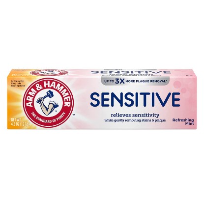 Picture of Arm & Hammer Sensitive Teeth & Gums Toothpaste 4.5 oz (Pack of 4)