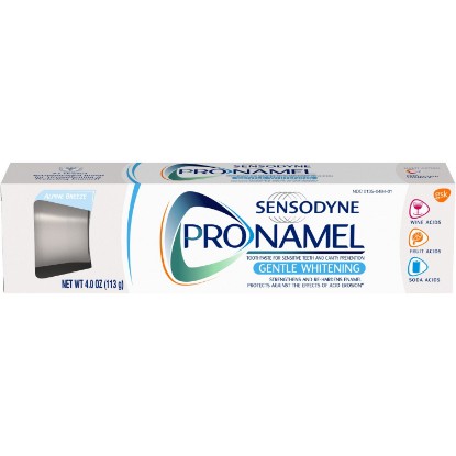 Picture of SENSODYNE PRONAMEL Gentle Whitening, Enamel Strengthening Toothpaste, 4 Oz, Pack of 3