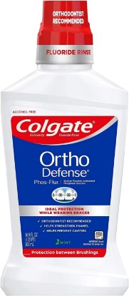 Picture of Colgate Phos-Flur Anti-Cavity Fluoride Rinse Mint 16 oz (Pack of 4)